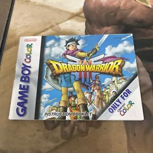 Dragon Warrior III (Nintendo Game Boy Color, 2001) - Manual Only - Picture 1 of 2