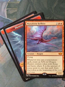 Manaform Hellkite w/ 2 Dragon Illusion Token| 7% Off 2+ | Dragonstorm | NM | MTG - Picture 1 of 2