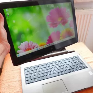 Medion S6214T Convertible Riesiges 2in1 Format 15Zoll TOUCH FULLHD QUAD CORE - Bild 1 von 15