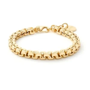 UNOAERRE Armband Damen Kette A Querschnitt Quadratisch Vergoldet - Bild 1 von 2