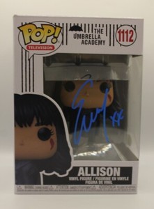 Emmy Raver-Lampman signed Allison The Umbrella Academy Funko JSA