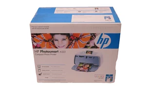 HP Photosmart A522 Compact Photo Inkjet Printer New Unopened + Photo Paper - Picture 1 of 3