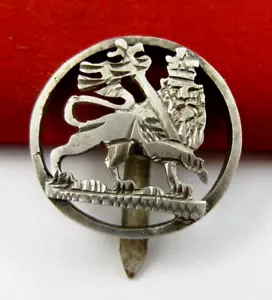 Leone di Giuda insegne reali Impero etiope Haile Selassie distintivo emblema vintage - Foto 1 di 5