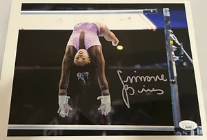 Simone Biles Signed 8x10 Photo JSA COA USA Olympics - Picture 1 of 3