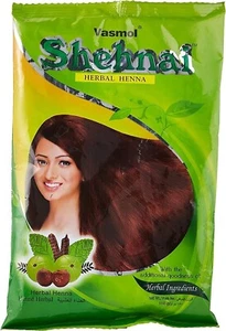 Vasmol Shehnai Plus Henna Powder Dark Brown 150g Free Shipping World Wide