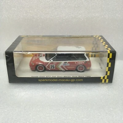 Honda - Civic EF3 #25 2º GRP3 Macau Guia Race 1989 #Spark 1/43 #Sa127 Foto 1 de 2