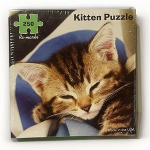 Re-Marks Puzzle per gattini tabby a riposo 250 pezzi made in USA - Foto 1 di 3