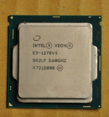 Intel Xeon E3-1270 V5 3.6GHz 4 Core 8 Threads LGA 1151 Processor SR2LF - Image 1 of 2