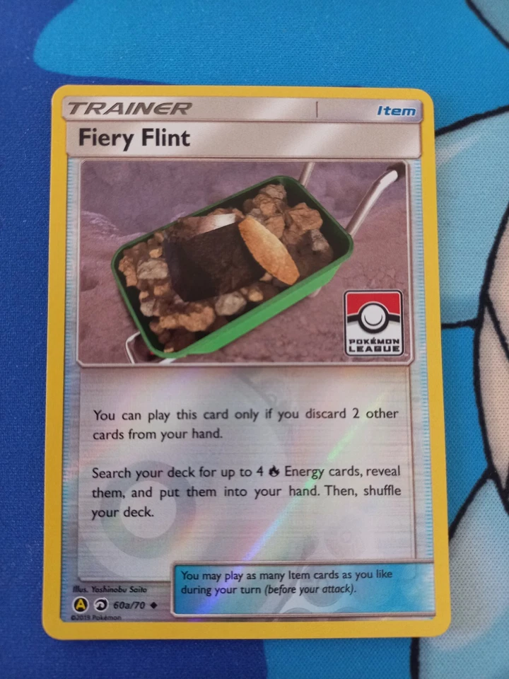 Fiery Flint 60a/70 - Pokemon Promo League Stamped Reverse Holo, English - Image 1 of 1