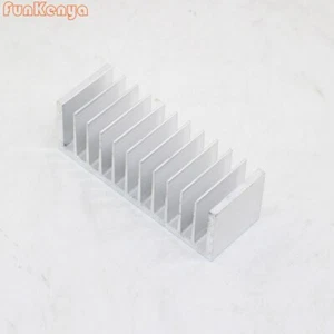 Aluminum heatsink for amplifier  board New amp heatsink size 130mm*45mm*45mm - Bild 1 von 8