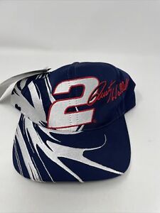 NEW Vintage 90’s Rusty Wallace MILLER TIME Snapback Hat Embroidered W/ Tags