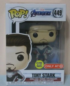 Funko Pop! Marvel Avengers Tony Stark #449 Target Exclusive GITD - Picture 1 of 5