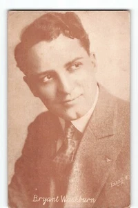 Postcard Bryant Washburn Vintage Portrait by Evans L.A 1900s Silent Film Actor - Picture 1 of 2