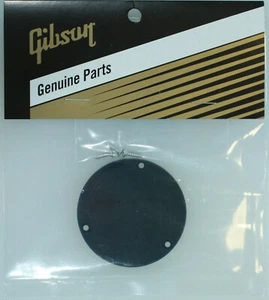 GIBSON® Switch Plate Cover Rear Cavity Black w/screws Les Paul Genuine New REAL - Picture 1 of 4