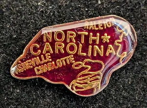 Vintage Enamel State North Carolina Hat Pin Size 1"tall x 3/4" wide - Picture 1 of 1