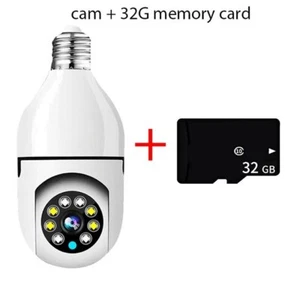5G Bulb Surveillance Camera - 32/64 GB SD Card - Picture 1 of 8