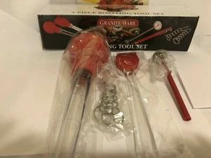 Roasting Tool Set Large Capacity Baster For Fluid Measurements Basting Brush - Picture 1 of 4
