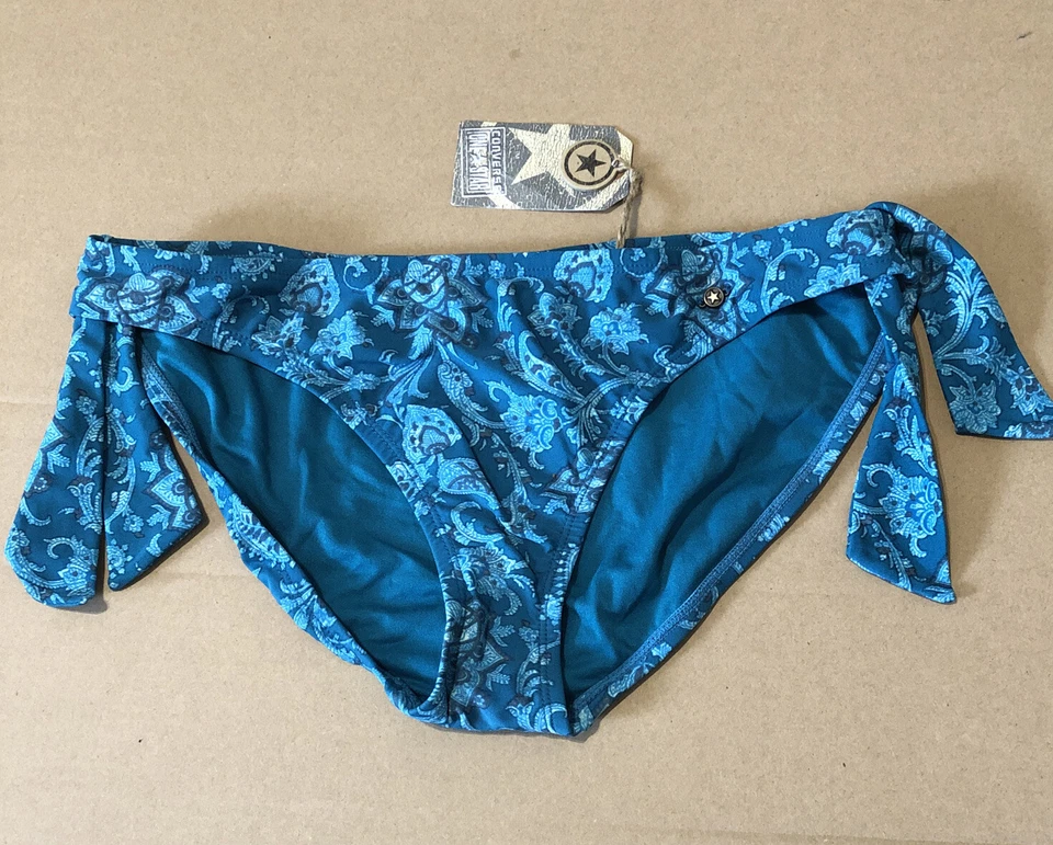 Parte inferior de bikini Converse One Star verde azulado talla M nueva Foto 1 de 1