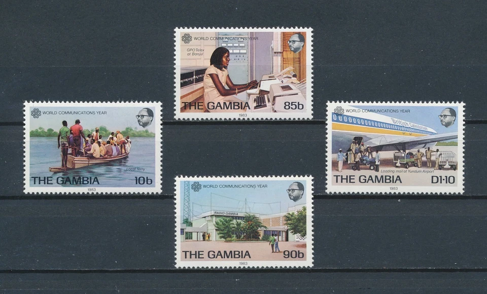 Gambia 481-4 MNH, Año Mundial de la Comunicación, 1983 Foto 1 de 1