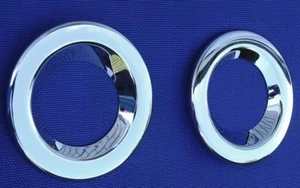 Anelli fendinebbia cromati Land Rover Discovery 3!!NUOVO!! - Foto 1 di 1
