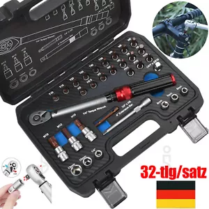 Drehmomentschlüssel Fahrrad 1/4" Zoll 2-24Nm Drehmoment Schlüssel Werkzeug Set - Bild 1 von 14