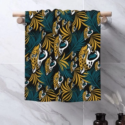 Jacksonville Jaguars Face Wash Cloth Travel Towel 27.5×16in Soft Beach Towel Cover