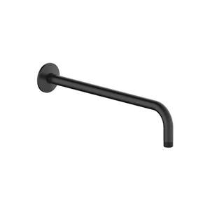 Shower Arm and Flange in Matte Black, 14.5-Inch - Picture 1 of 4