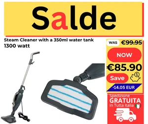 Dampfreiniger mit 350ml Wassertank 1300 Watt - Bild 1 von 4