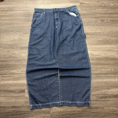 Jeans vintage GODBODY perna larga folgada estilo JNCO Y2K anos 2000 tamanho 40x32 23” pernas - Imagem 1 de 4