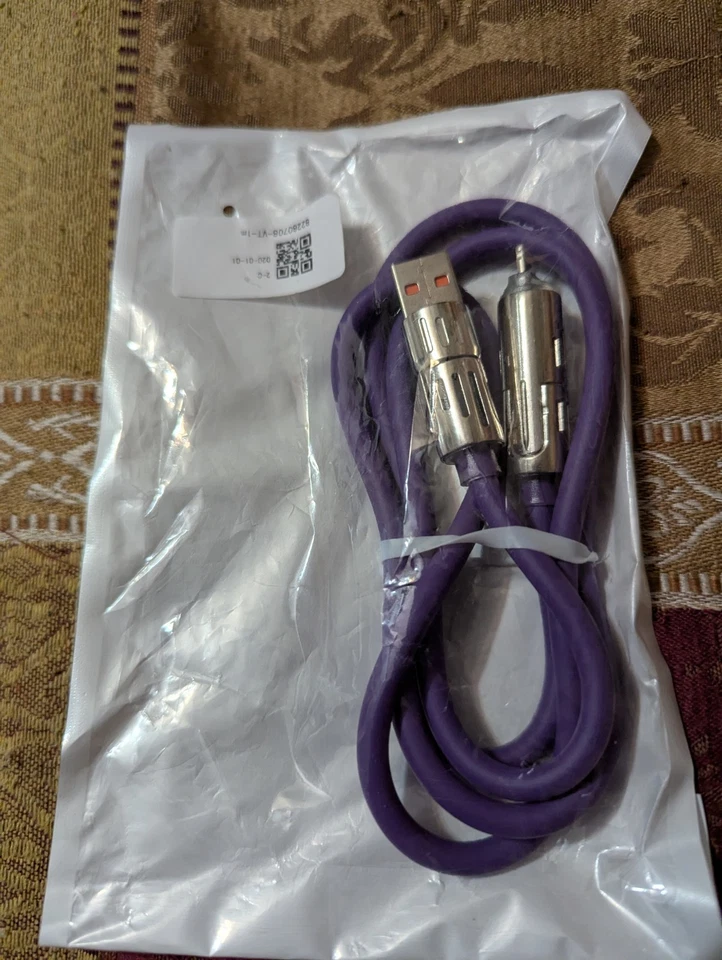 USB Cable For iPhone 5 6 7 8 11 12 XR X 5 Ft Fast Charger Charging Cord - Image 1 of 1