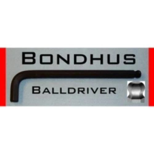 Bondhus 15752 Hex Ball End Wrench, 2mm, Long Length, L Shaped, 3.2" Long, With - Image 1 of 1