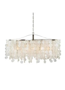Elsa 5-Light Pendant in Transitional and Oval Style 21 Inch Tall and 35.75 - Picture 1 of 3