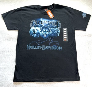Camiseta Harley Davidson Call of the Wild Nueva Con Etiquetas Gráfica Doble Cara Talla Grande - Imagen 1 de 9