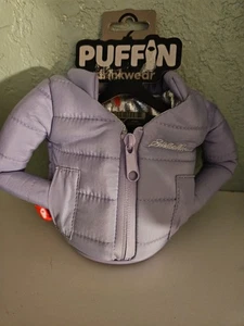 PUFFIN Getränke Parka Jacke Drinkwear The Puffy Lila Eddie Bauer Dose cooler - Bild 1 von 2