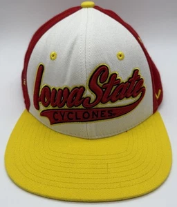 Iowa State Cyclones Yellow Red White Hat Cap Zephyr Embroidered Strapback READ - Picture 1 of 15