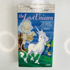 The Last Unicorn VHS 1994 Angela Lansbury Jeff Bridges Mia Farrow 90’s Anime - Imagen 1 de 4