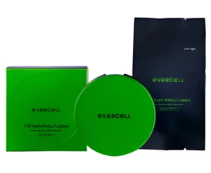 evercell Cell Youth Perfect Cushion 14g + Refill 14g Wrinkle cover K-Beauty - Picture 1 of 12