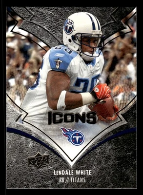 LenDale White 2008 Upper Deck Icons #96 Tennessee Titans - Image 1 of 2