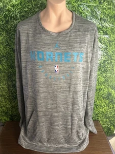 2018 NBA Charlotte Hornets Jordan Gray Pullover Jacket With Pocket 3XLT - Picture 1 of 5