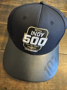 2023 Indy 500 Sombrero de Cuero Grabado 107TH Correr Coleccionista Gorra Correa Ajustable - Imagen 1 de 5