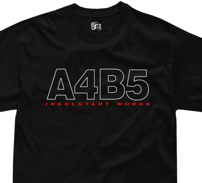 A4 B5 fans T-Shirt Gift 1.8t 2.0 quattro turbo shirt hoodie - Image 1 of 4