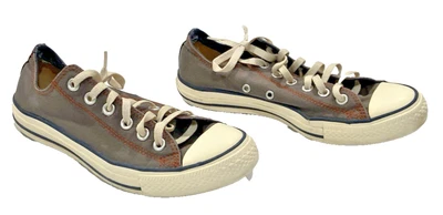 Converse All Star Grey with Pink Details Lace Up Sneaker Women's 8.5 Men 6.5 - Image 1 of 4