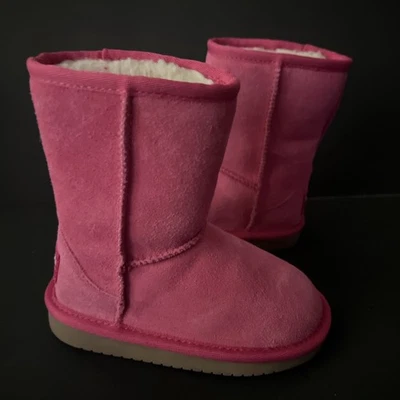 Girls Boots Size 7 PINK Faux Fur KOOLABURRA UGG Winter Snow Boot EU 23 - Image 1 of 4