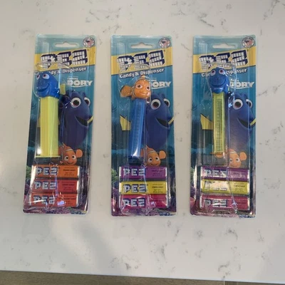3 Finding Dory Pez MOC Dispensers Hard To Find Rare - Image 1 of 4