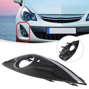For OPEL CORSA D Quick Install Right Front Bumper Fog Light Frame Black - Picture 1 of 16