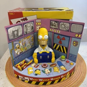 The SIMPSONS 2002 What Would Homer Do Tiger Electronics Trivia Game Hasbro - Picture 1 of 14