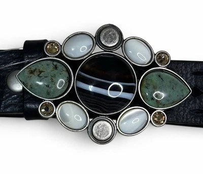 Cinturón de cuero suave vintage Leatherock para mujer talla L nuevo con etiquetas Foto 1 de 3