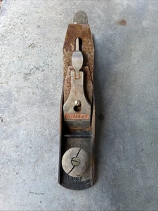 Vintage Stanley Bailey No 5 Smooth Bottom WOOD PLANE - Picture 1 of 9
