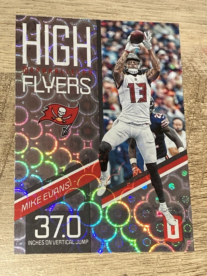 E853 2019 PANINI UNPARALLELED MIKE EVANS HIGH FLYERS GROOVE #HF-ME BUCCANEERS - Image 1 of 2