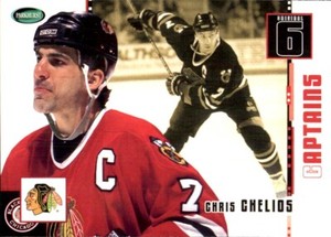 2003-04 Parkhurst Original Six CHICAGO BLACKHAWKS #72 Chris Chelios